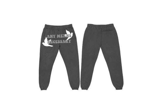 Shadow Grey Puff Print Sweat Pants PRE ORDER